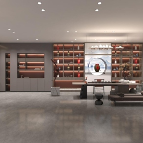 新中式烟酒店3D模型下载